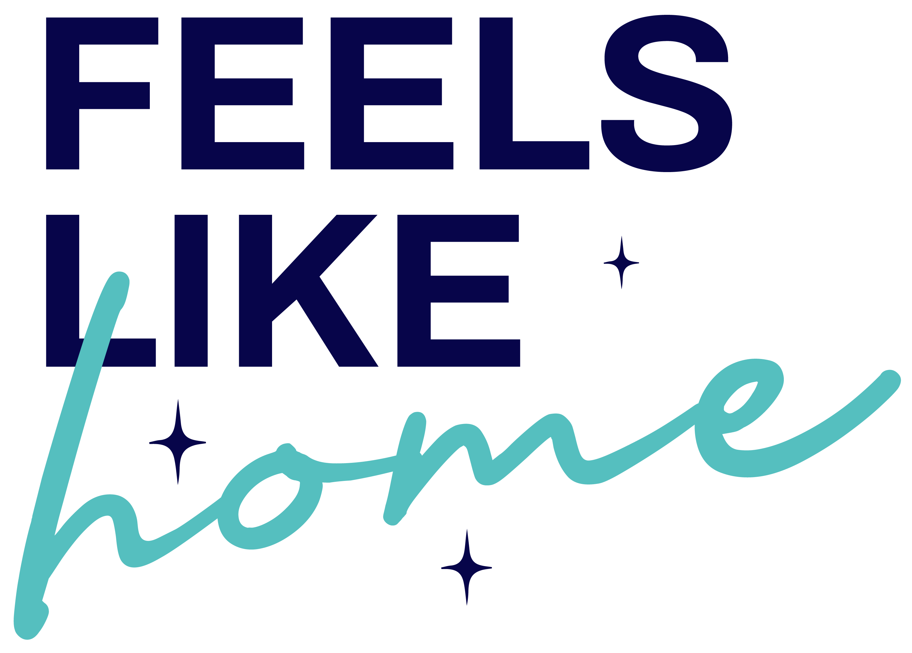 Feels Like Home Logo Dark